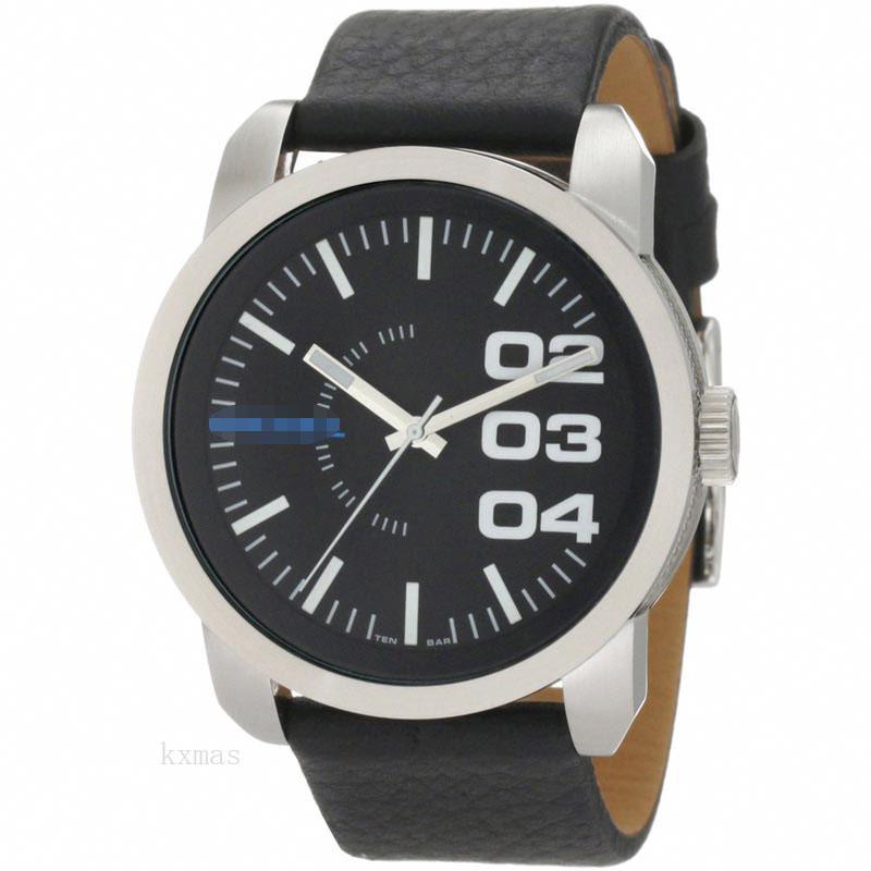 Custom Elegance Leather 24 mm Watch Band DZ1373_K0021792