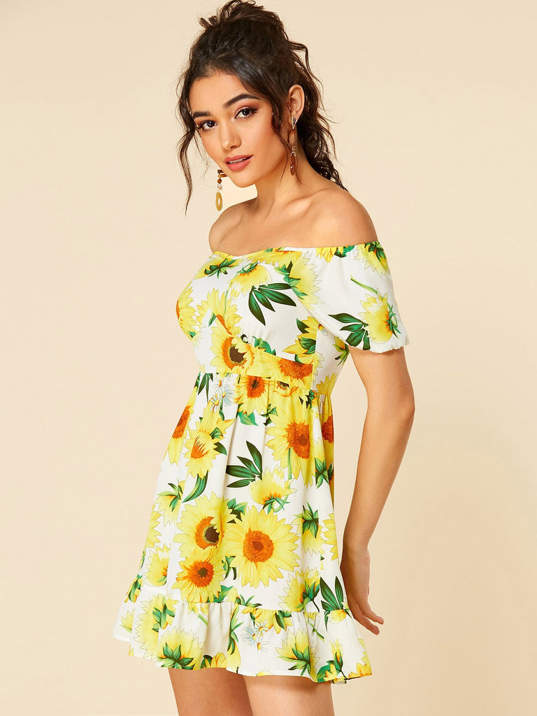 Ladies Floral Floral Dresses