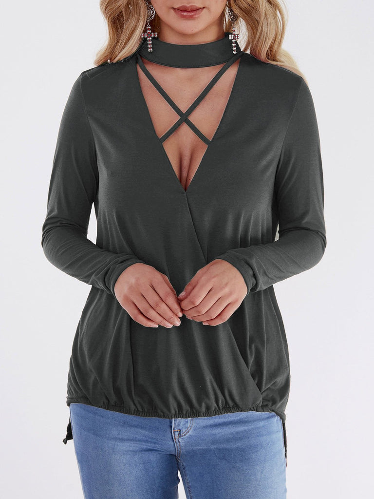 Ladies Dark Grey T-Shirts