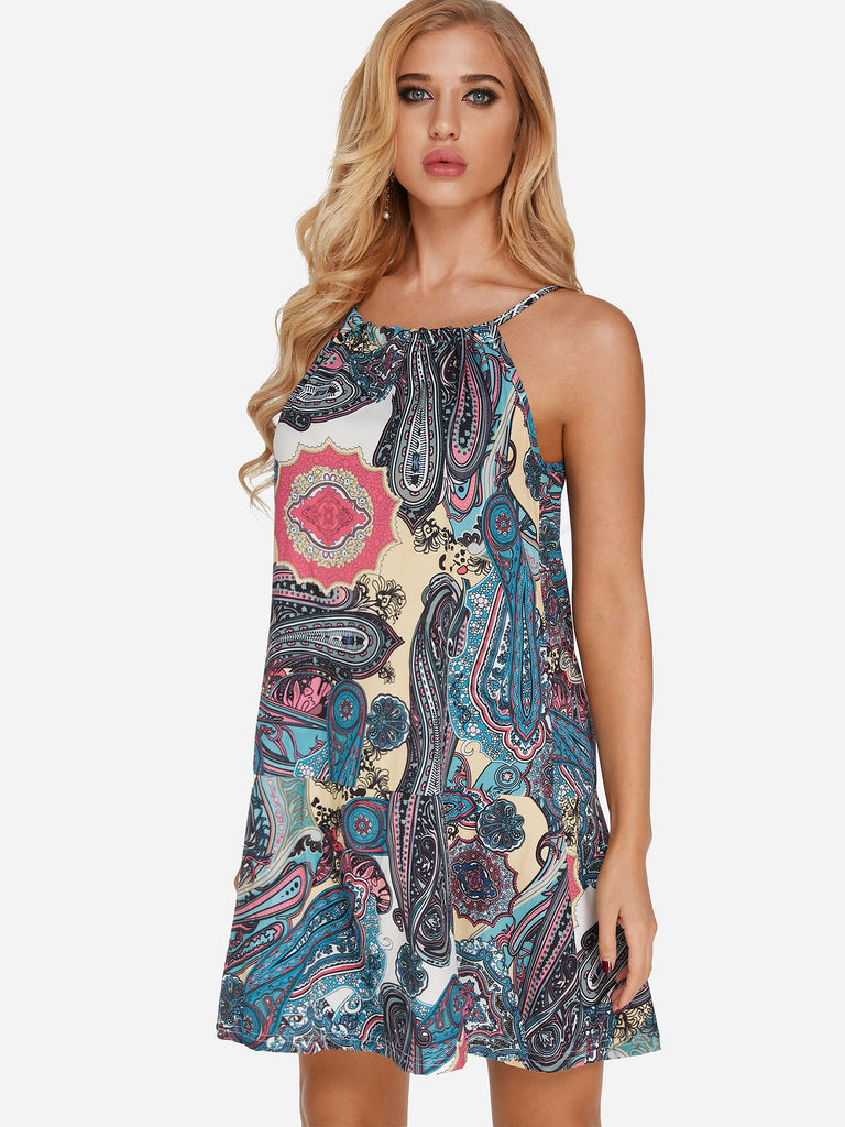 Ladies Sleeveless Mini Dresses