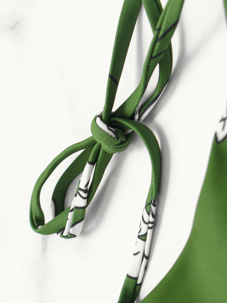Ladies Green Bikinis