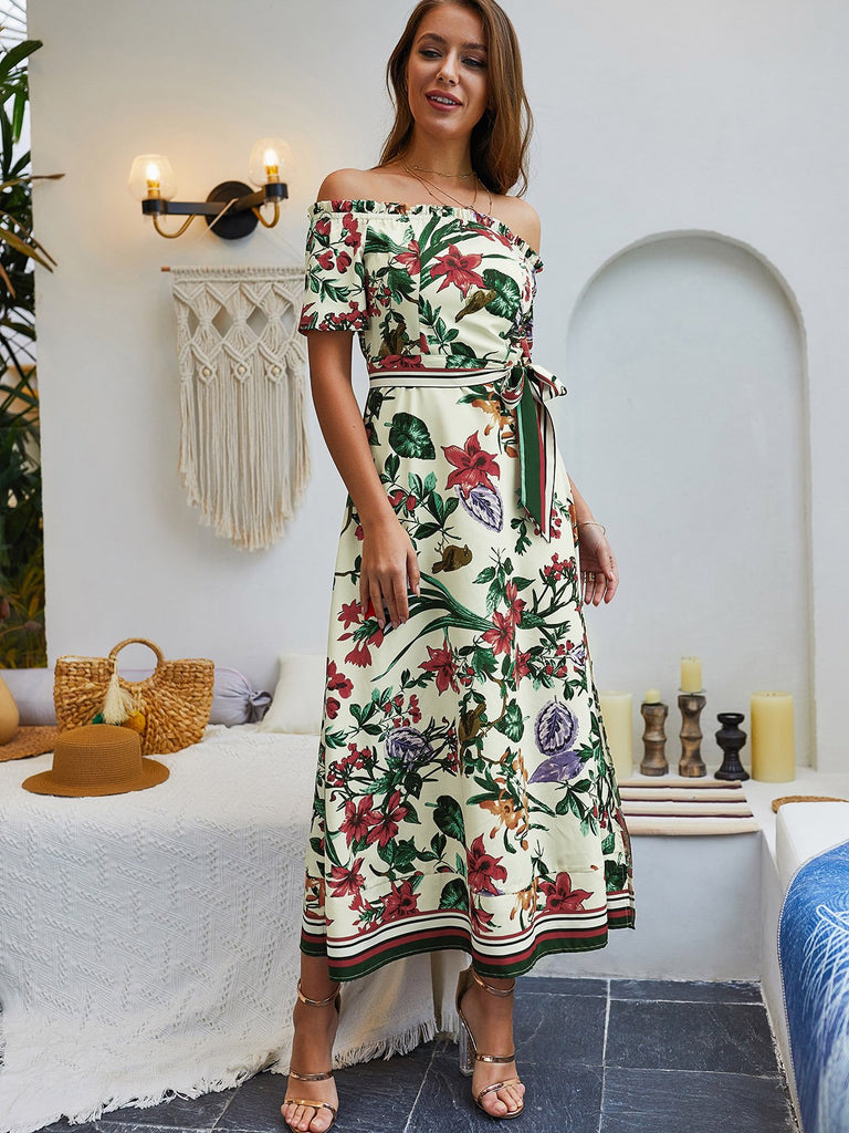 Womens Floral Print Dresses