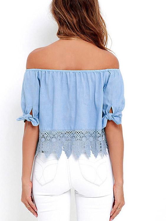 Ladies Blue Blouses