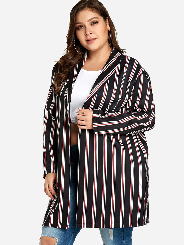 Ladies Long Sleeve Plus Size Coats & Jackets