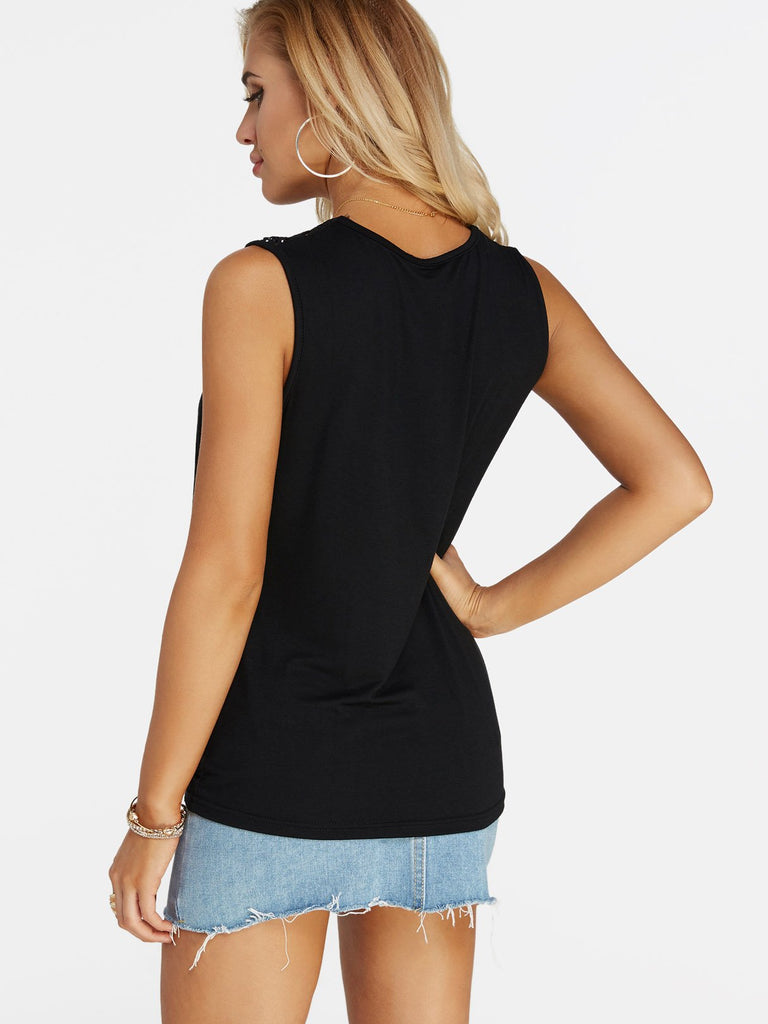 Womens Black Camis