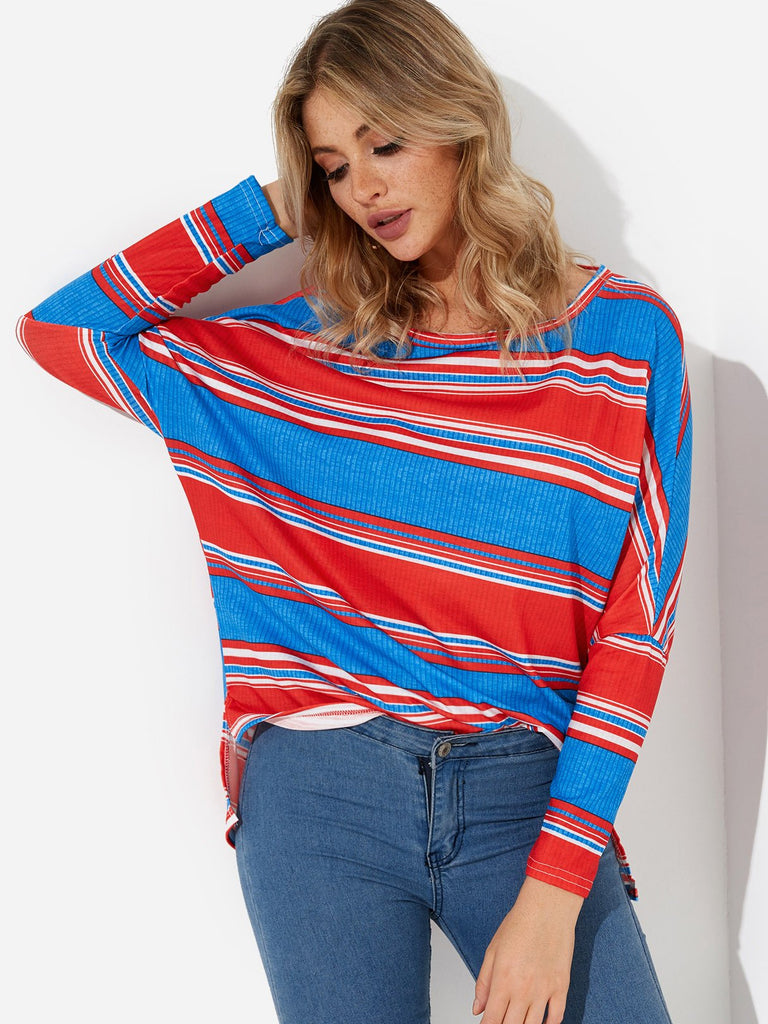 Scoop Neck Slit Sleeveless T-Shirts
