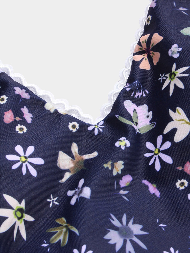 Ladies Navy One-Pieces