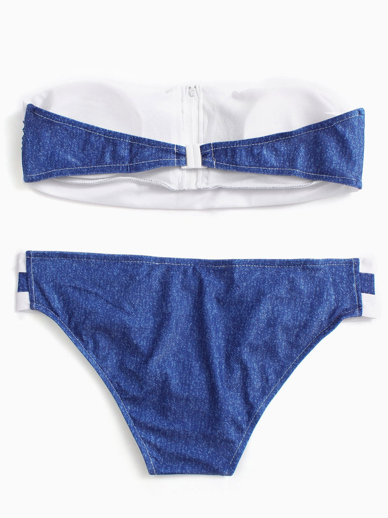 Womens Blue Bikinis