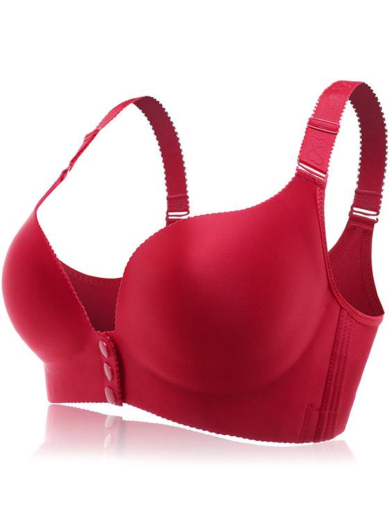 Front Closure Wireless 3/4 Cup Bra