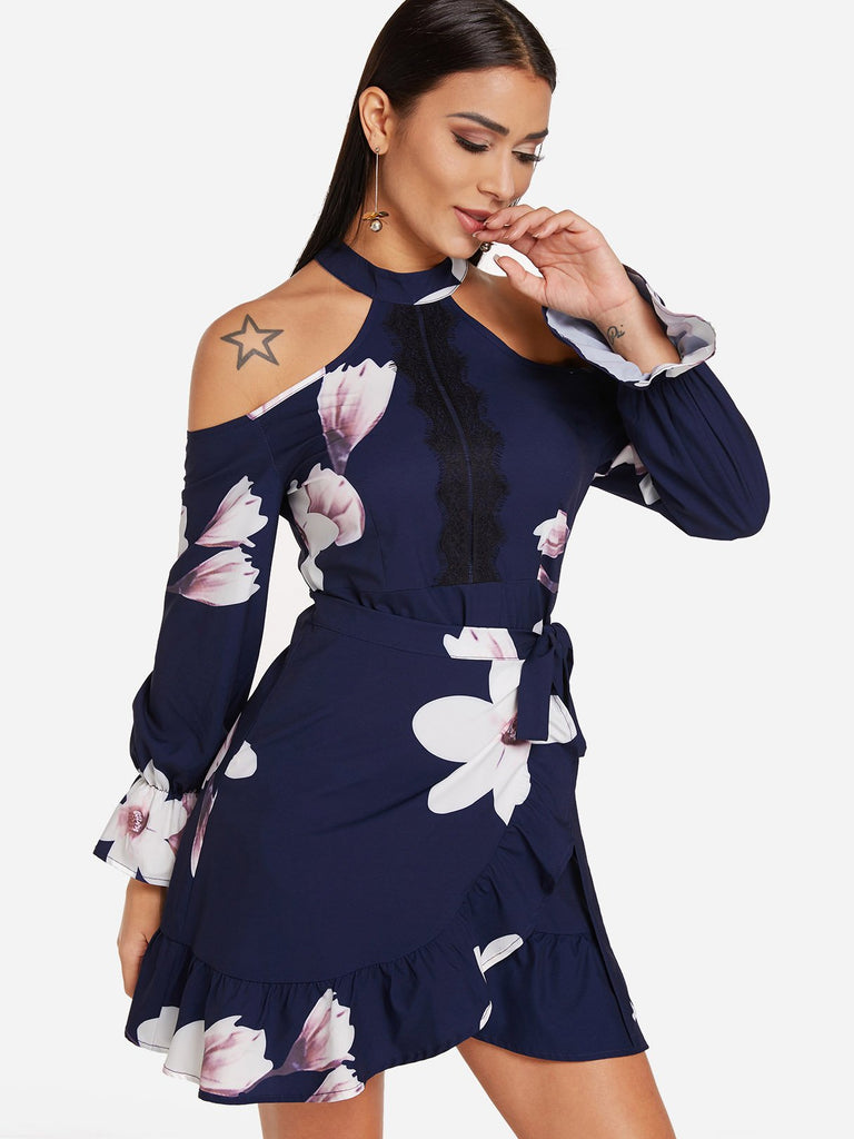 Ladies Navy Mini Dresses