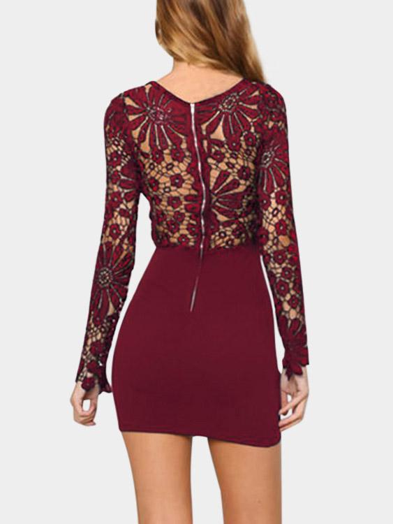 Rose Chiffon Dress