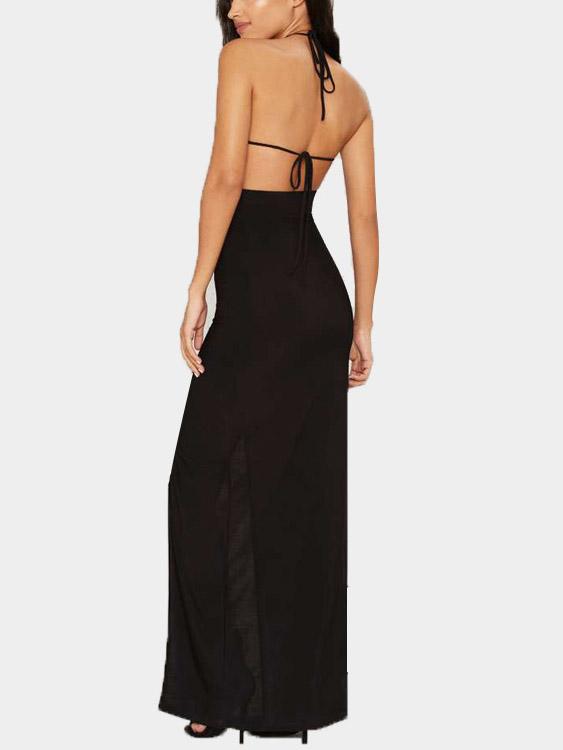 Womens Black Maxi Dresses