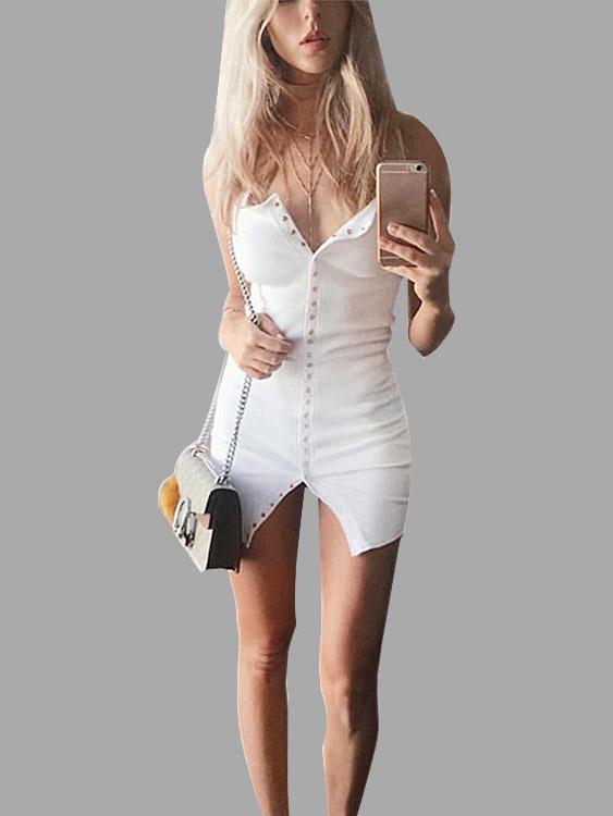 Womens White Mini Dresses