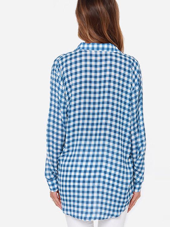 Ladies Blue Blouses