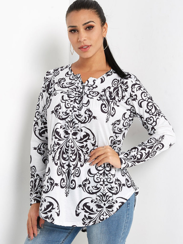 Ladies Long Sleeve Blouses