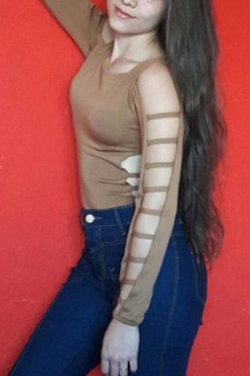 Womens Brown T-Shirts