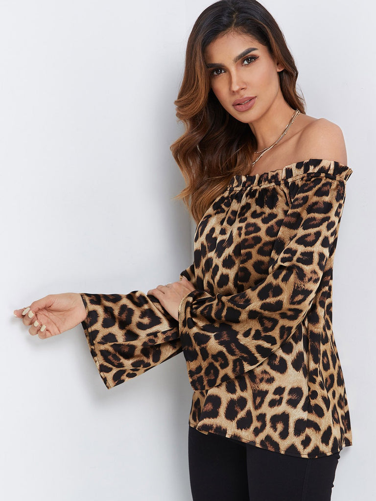 Ladies Leopard Blouses