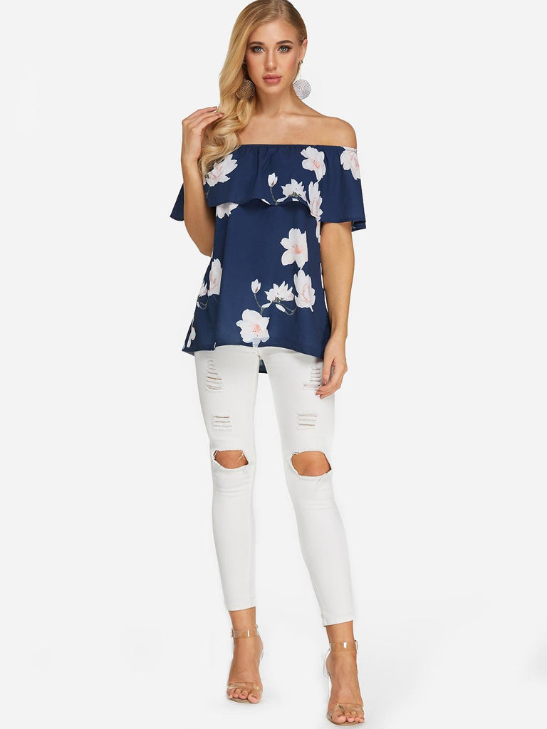 Womens Short Sleeve Blouses