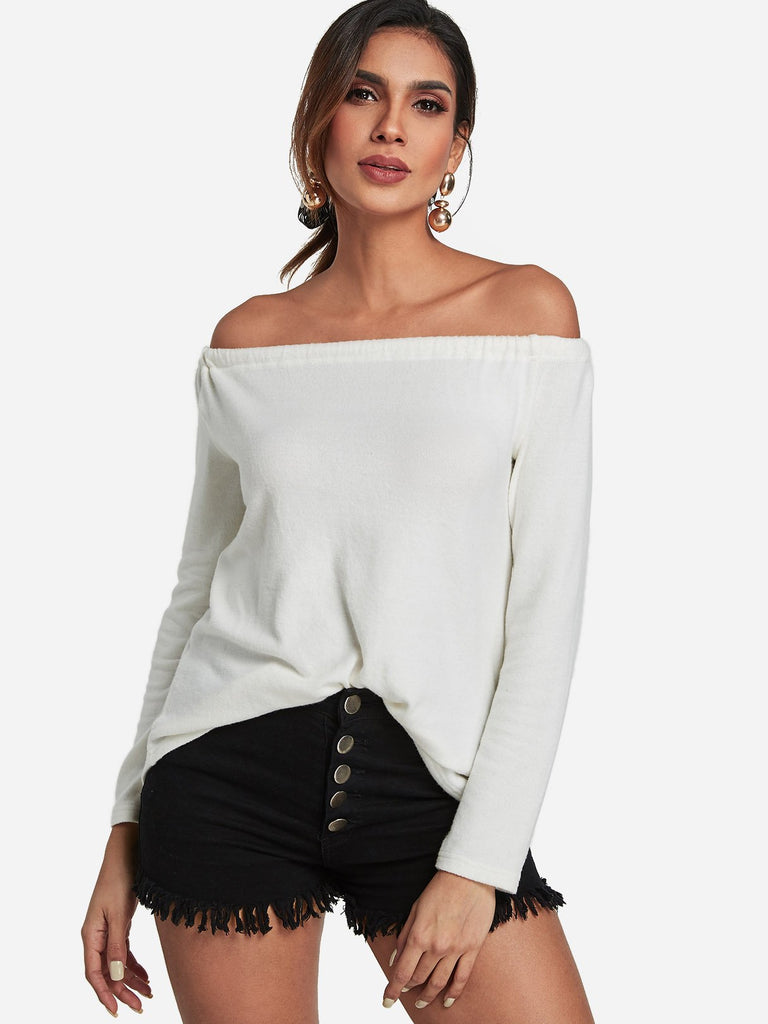 Womens White T-Shirts