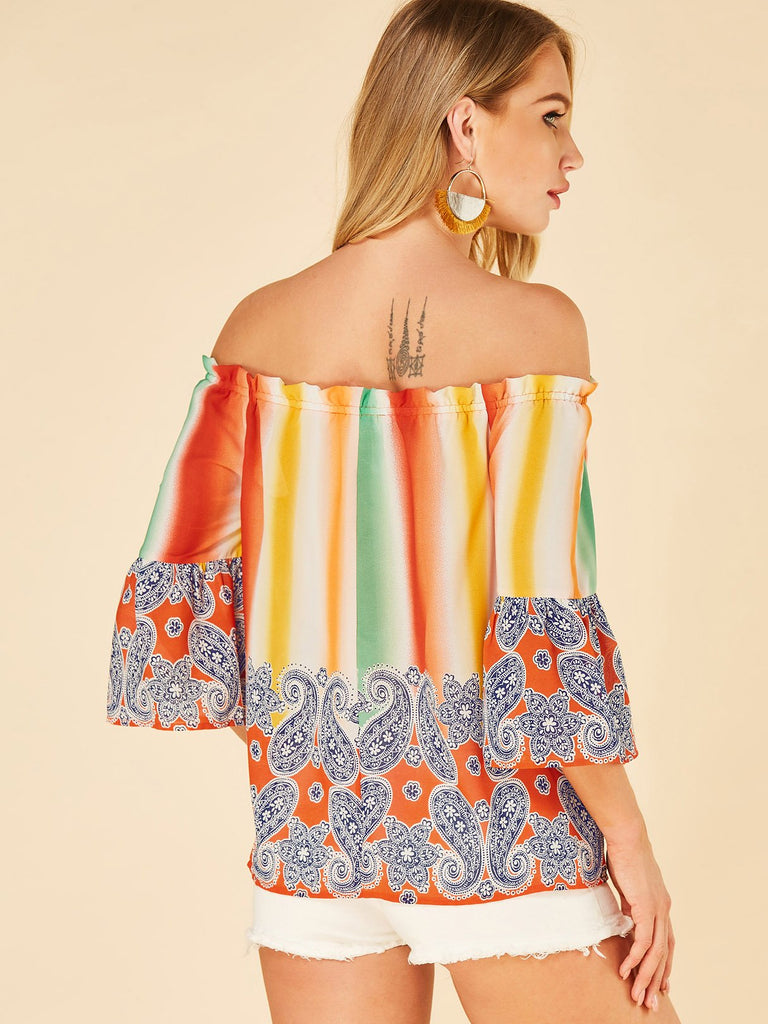 Ladies 3/4 Sleeve Blouses