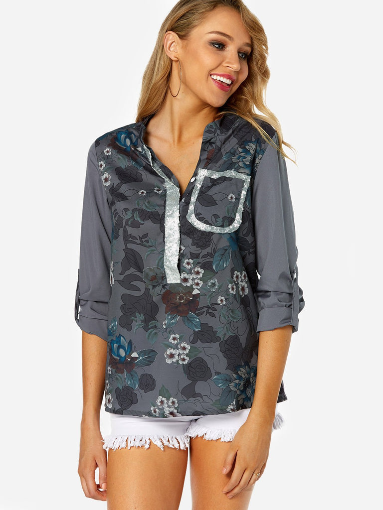 Womens Floral Print T-Shirts