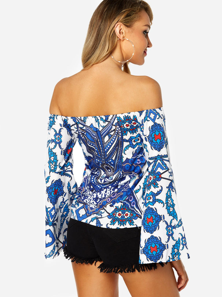 Womens Blue Blouses