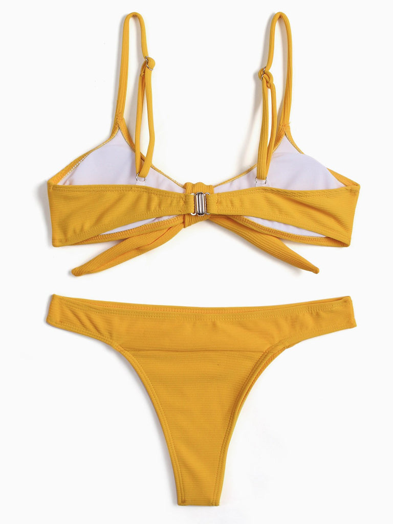 Womens Orange Bikinis