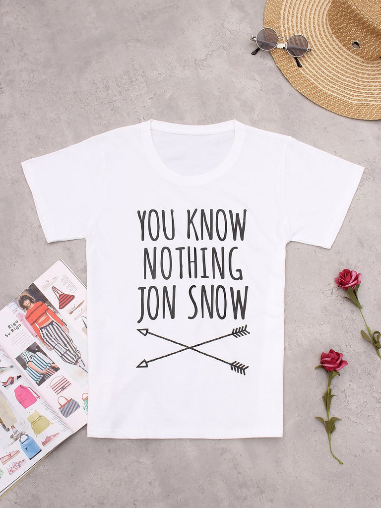 Womens White T-Shirts