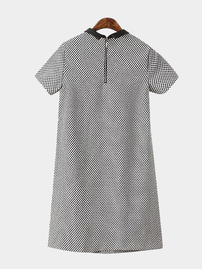Womens Grid Shirt Dresses