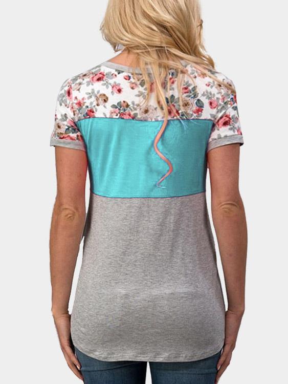 Womens Blue T-Shirts