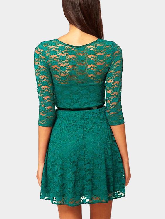 Womens Green Mini Dresses