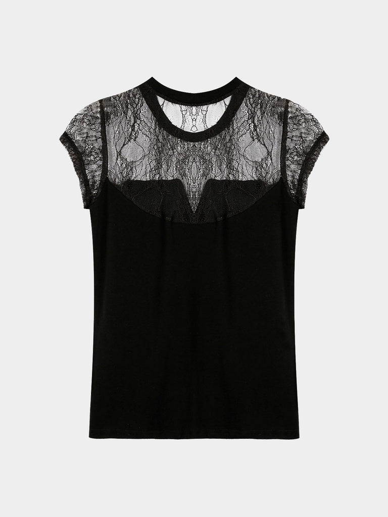 Womens Black T-Shirts