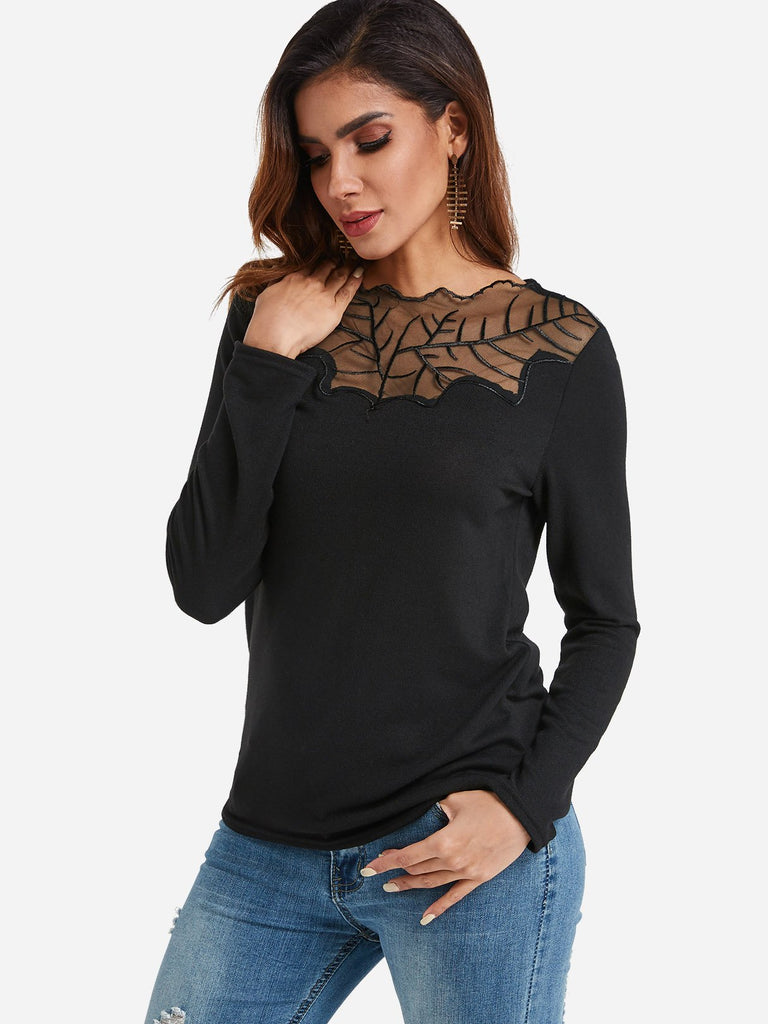 Ladies Black T-Shirts