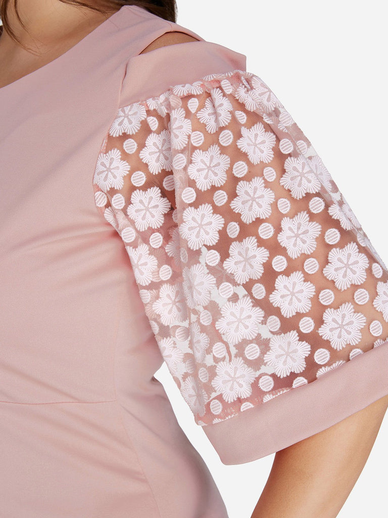 Ladies Half Sleeve Plus Size Dresses