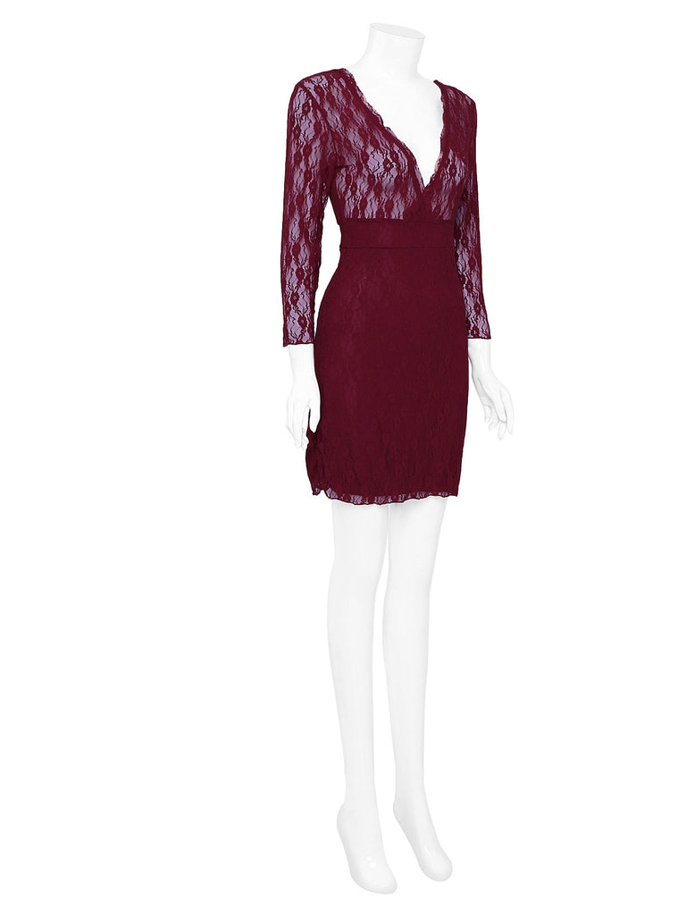 Ladies Plum Mini Dresses