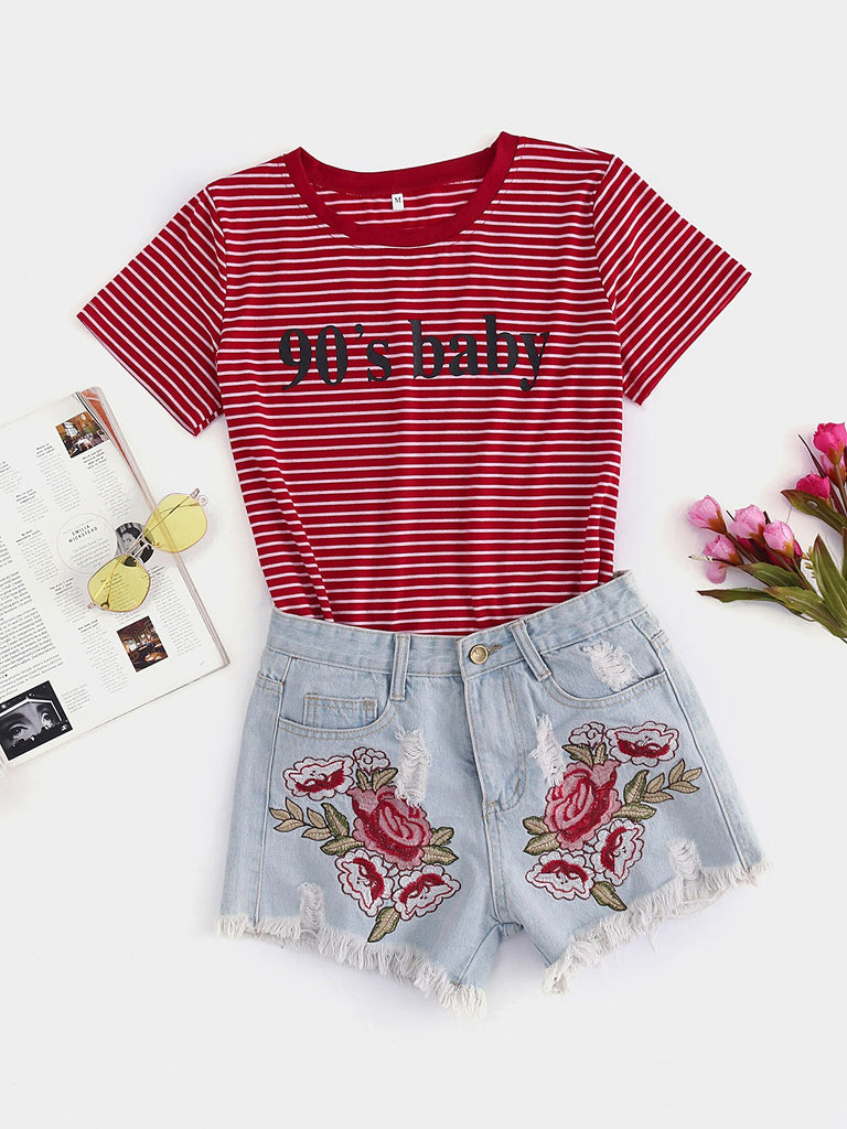 Womens Red T-Shirts