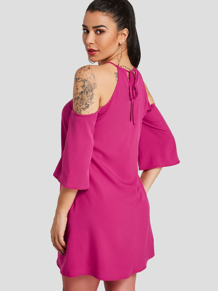 Ladies 3/4 Sleeve Casual Dress