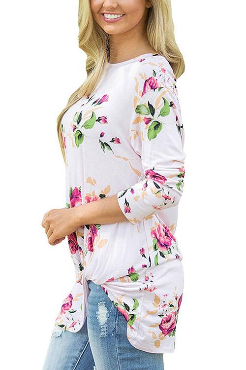 Womens Floral Print T-Shirts