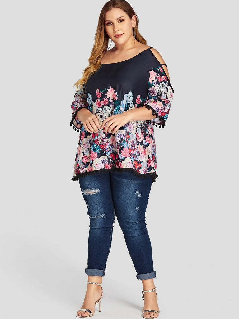 Plus Size Womens Black Tops