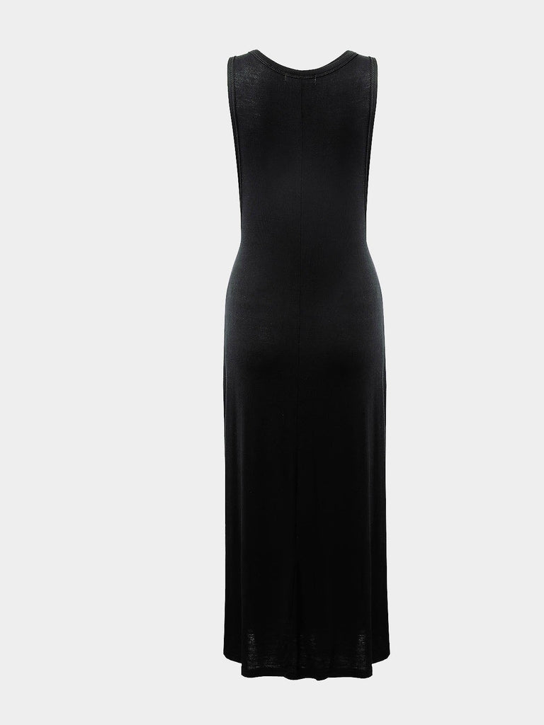 Womens Black Midi Dresses