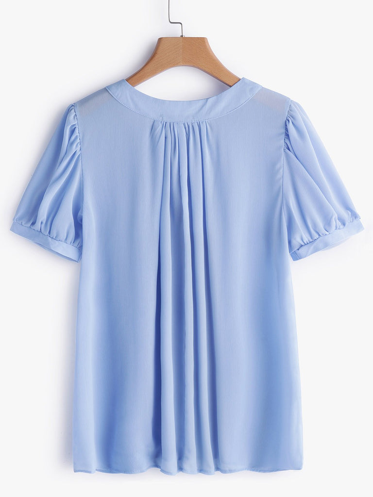 Womens Blue Plus Size Tops