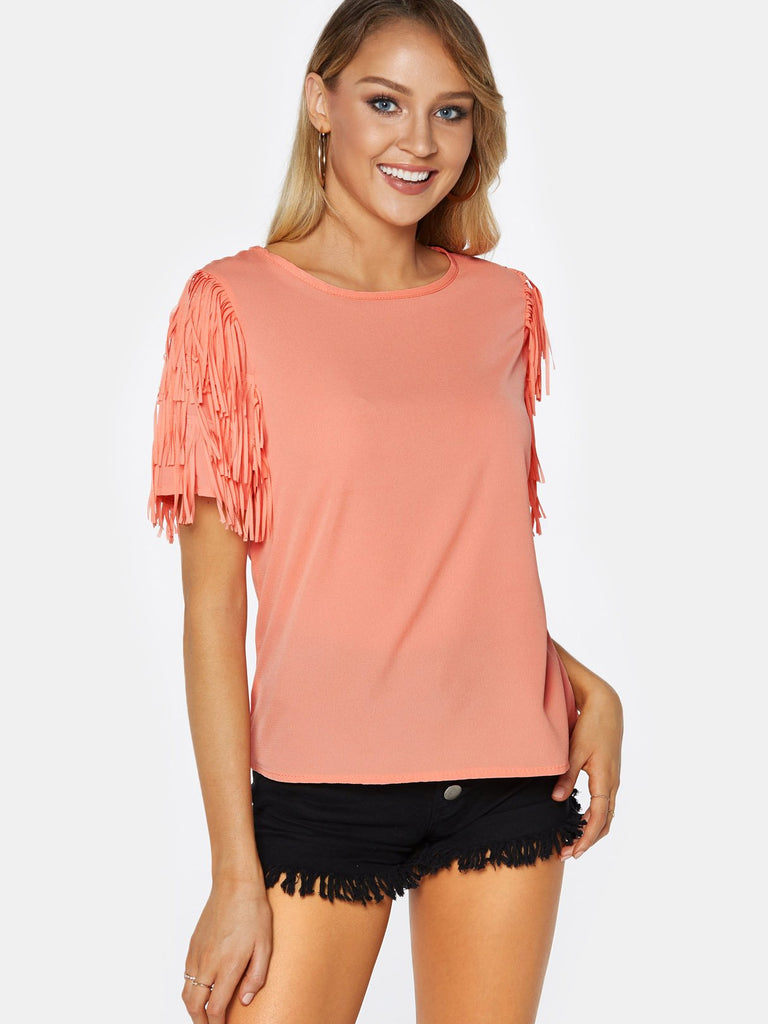 Ladies Short Sleeve Top