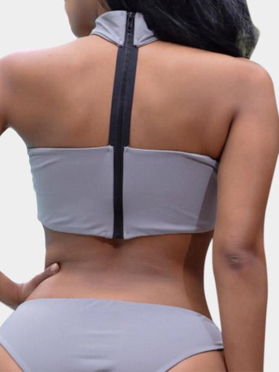 Womens Grey Bikinis