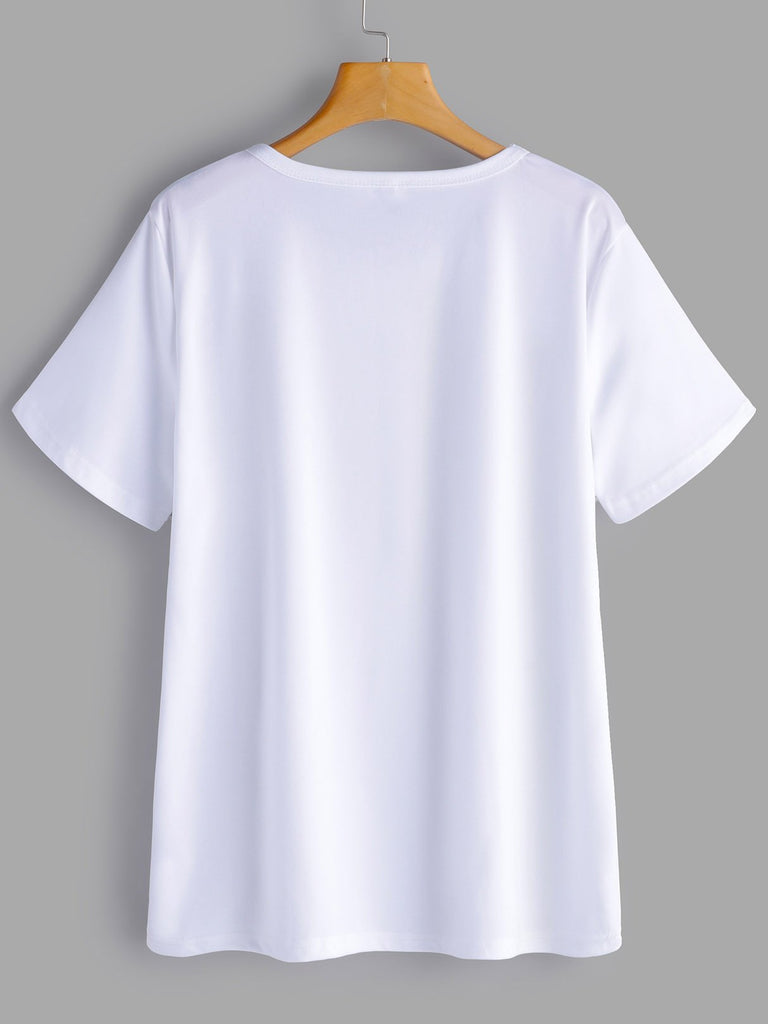 Womens White Plus Size Tops