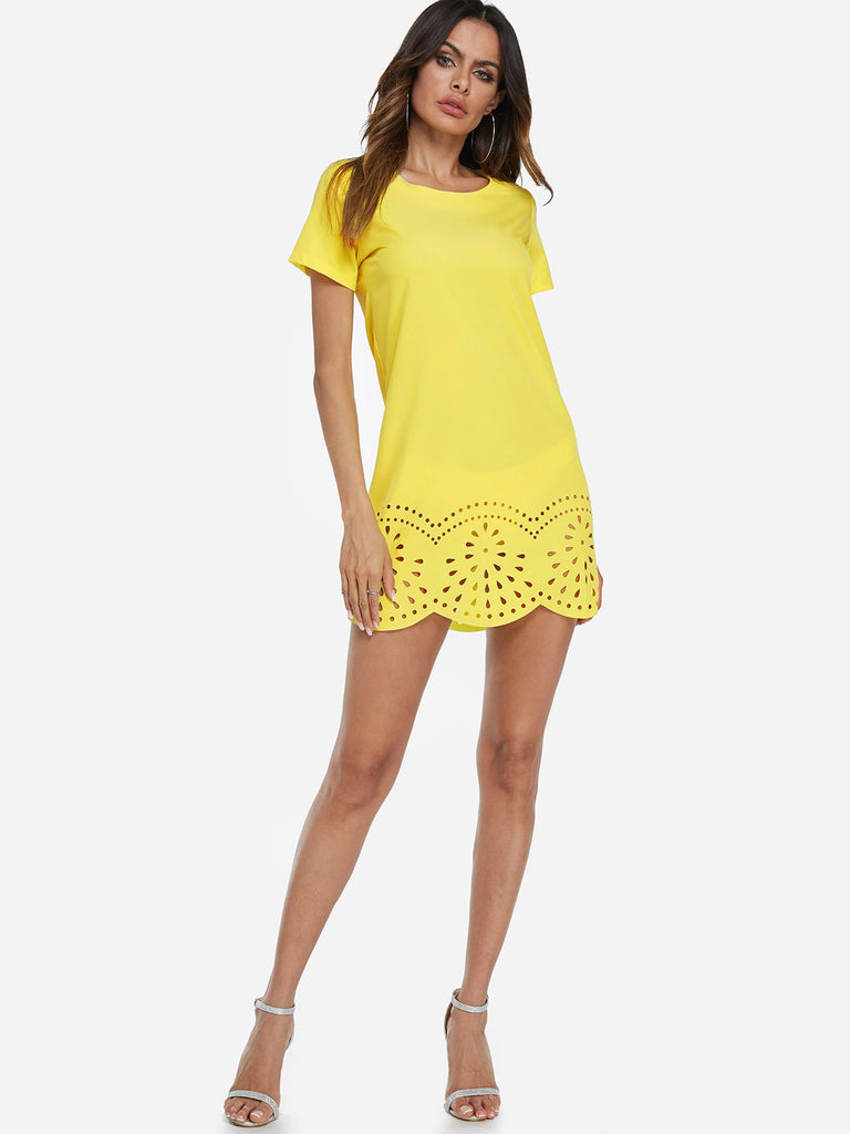 Womens Short Sleeve Casual Dress