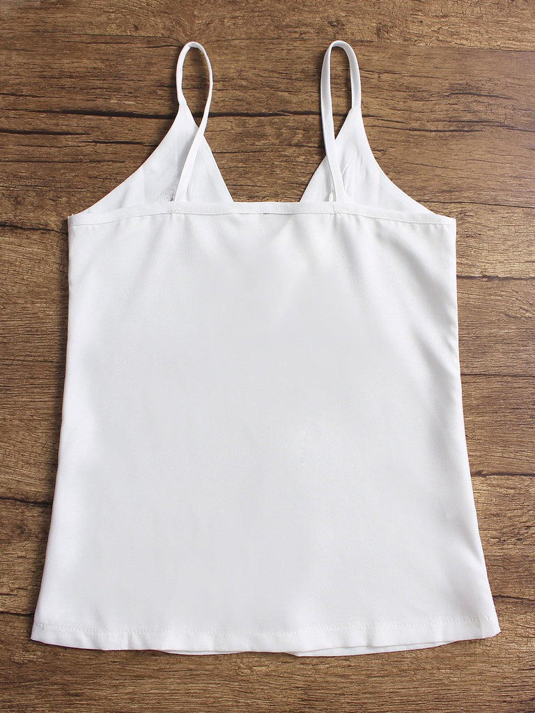 Womens White Camis