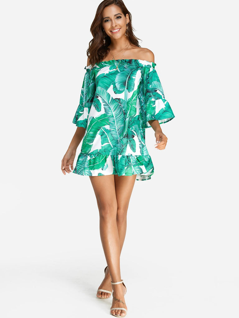 Womens 3/4 Sleeve Dresses