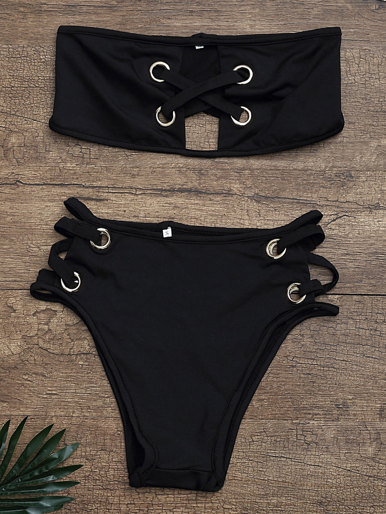 Ladies Black Bikinis