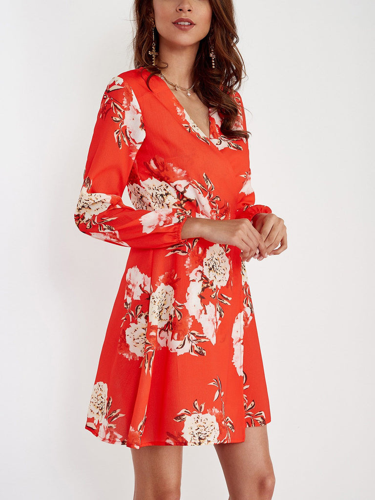Ladies Long Sleeve Mini Dress