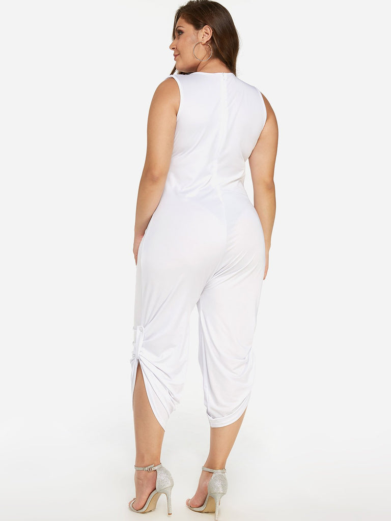 Ladies Sleeveless Plus Size Bottoms